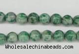 CQJ203 15.5 inches 8mm round Qinghai jade beads wholesale