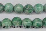 CQJ205 15.5 inches 12mm round Qinghai jade beads wholesale