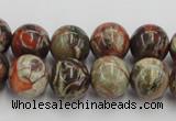 CRA152 15.5 inches 12mm round rainforest agate beads wholesale