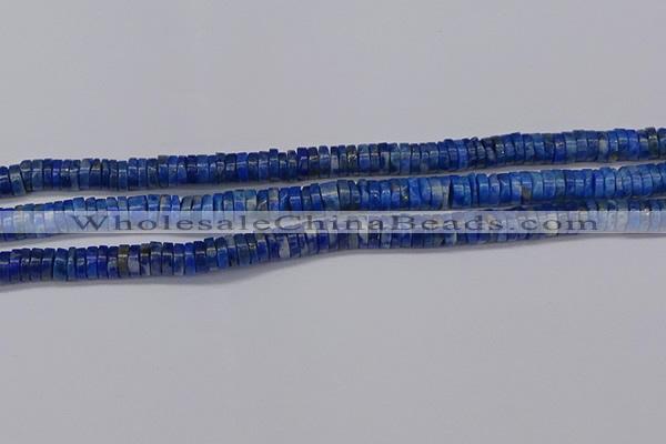 CRB1027 15.5 inches 2*6mm heishi lapis lazuli beads wholesale