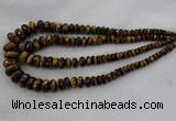 CRB1135 15.5 inches 5*8mm - 9*18mm faceted rondelle tiger eye beads