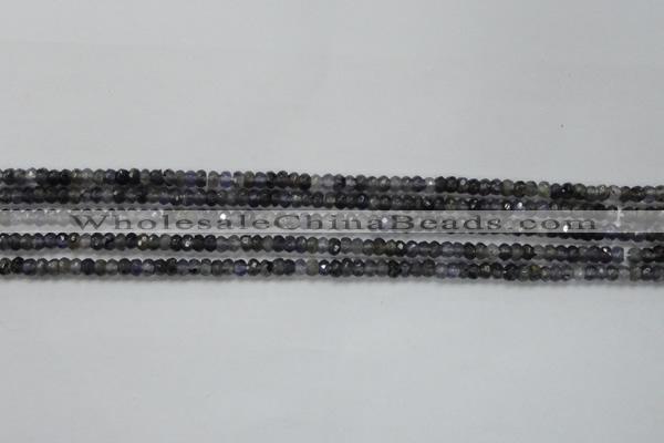 CRB117 15.5 inches 3*5mm faceted rondelle kyanite beads