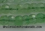 CRB1459 15.5 inches 5*8mm faceted rondelle green fluorite beads