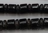 CRB150 15.5 inches 6*12mm & 10*12mm rondelle smoky quartz beads