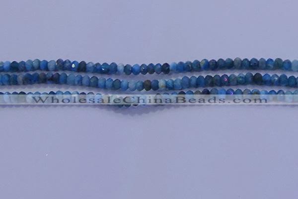 CRB1898 15.5 inches 2.5*4mm faceted rondelle apatite beads