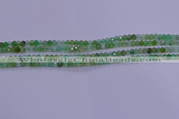 CRB1915 15.5 inches 2*3mm faceted rondelle Australia chrysoprase beads