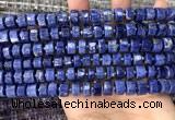 CRB2175 15.5 inches 9mm - 10mm faceted tyre sodalite beads