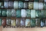 CRB2560 15.5 inches 2*4mm heishi Indian agate beads wholesale