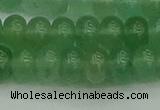 CRB2822 15.5 inches 6*10mm rondelle green aventurine beads