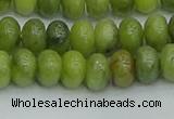 CRB2837 15.5 inches 6*10mm rondelle Chinese chrysoprase beads