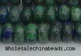 CRB2892 15.5 inches 6*10mm rondelle chrysocolla beads wholesale