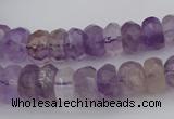 CRB301 15.5 inches 5*8mm - 10*14mm faceted rondelle ametrine beads