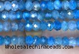 CRB3118 15.5 inches 2*3mm faceted rondelle tiny apatite beads