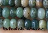 CRB4043 15.5 inches 4*6mm rondelle Indian Agate beads wholesale