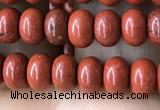 CRB4056 15.5 inches 4*6mm rondelle red jasper beads wholesale