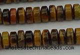 CRB435 15.5 inches 5*8mm rondelle yellow tiger eye beads