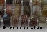 CRB494 15.5 inches 6*10mm tyre botswana agate beads wholesale