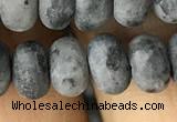 CRB5076 15.5 inches 5*8mm rondelle matte labradorite beads wholesale