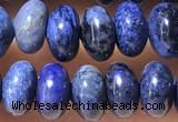 CRB5319 15.5 inches 4*6mm rondelle blue dumortierite beads