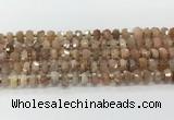 CRB5651 15.5 inches 5*8mm-6*10mm faceted rondelle moonstone beads wholesale