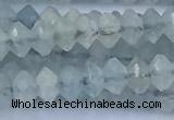 CRB5742 15 inches 2*3mm faceted aquamarine beads