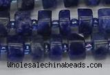 CRB639 15.5 inches 6*10mm tyre sodalite gemstone beads