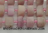 CRB651 15.5 inches 5*8mm tyre pink kunzite gemstone beads