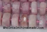 CRB827 15.5 inches 7*12mm faceted rondelle kunzite beads