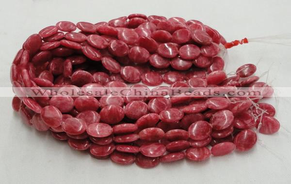 CRC08 16 inches 15*20mm oval rhodochrosite gemstone beads wholesale