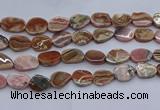 CRC1015 15.5 inches 8*12mm - 12*16mm freeform rhodochrosite beads