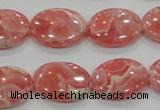 CRC107 15.5 inches 15*20mm oval natural argentina rhodochrosite beads