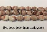 CRC1087 15.5 inches 18*25mm flat teardrop rhodochrosite beads