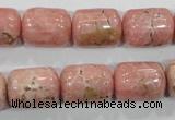 CRC114 15.5 inches 13*17mm column natural argentina rhodochrosite beads