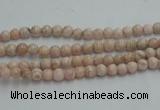 CRC150 15.5 inches 3.5mm round Argentina rhodochrosite beads