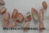 CRC159 15.5 inches 3*6mm - 5*12mm chips Argentina rhodochrosite beads