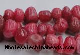 CRC35 15.5 inches 6*8mm - 8*10mm dyed rhodochrosite nuggets beads