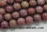 CRC53 15.5 inches 10mm round rhodochrosite gemstone beads wholesale