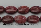 CRC832 15.5 inches 12*16mm oval Brazilian rhodochrosite beads