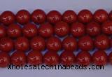 CRE320 15.5 inches 4mm round red jasper beads wholesale