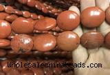 CRE65 15.5 inches 18*25mm - 20*25mm oval red jasper beads wholesale