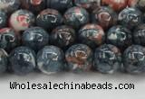 CRF331 15.5 inches 10mm round dyed rain flower stone beads wholesale