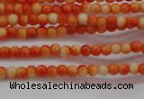 CRF425 15.5 inches 2mm round dyed rain flower stone beads wholesale