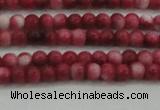 CRF439 15.5 inches 3mm round dyed rain flower stone beads wholesale