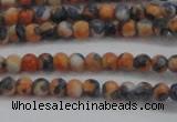 CRF446 15.5 inches 3mm round dyed rain flower stone beads wholesale