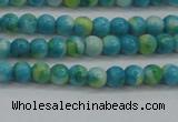 CRF451 15.5 inches 3mm round dyed rain flower stone beads wholesale