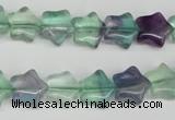 CRG04 15.5 inches 12*12mm star fluorite gemstone beads wholesale