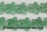 CRG15 15.5 inches 16*16mm star green aventurine gemstone beads