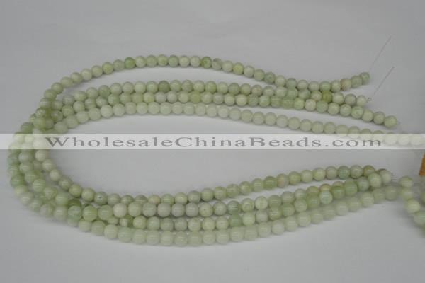 CRO04 15.5 inches 6mm round butter jade gemstone beads wholesale