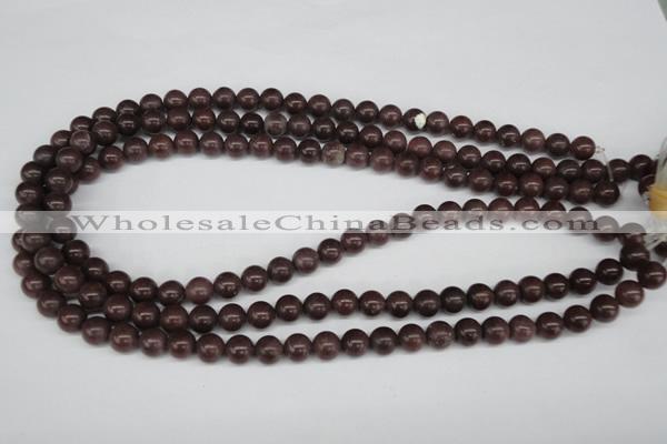 CRO112 15.5 inches 8mm round purple aventurine beads wholesale