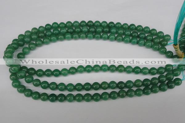 CRO113 15.5 inches 8mm round green aventurine beads wholesale